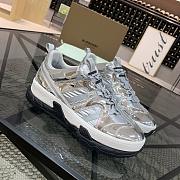 Burberry Mesh and Nubuck Union Sneakers 01 - 3
