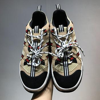 Burberry Mesh and Nubuck Union Sneakers 06