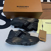 Burberry Logo Print Vintage Check Cotton Sneakers 21 - 2