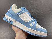 Louis Vuitton LV Trainer Sneaker light blue - 5