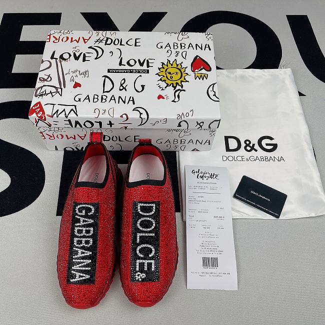 	 Dolce & Gabbana Logo printing Sorrento Sneakers 01 - 1