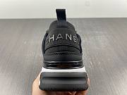 Chanel Women Sneakers in Velvet Calfskin & Mixed Fibers 1 cm Heel-Black - 2