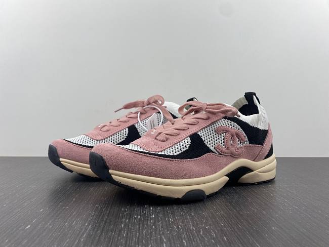 Chanel Pink Sneaker - 1