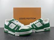 Louis Vuitton Trainer Sneaker Green 1A9JHZ - 3