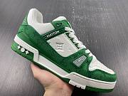 Louis Vuitton Trainer Sneaker Green 1A9JHZ - 6