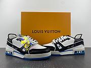 Louis Vuitton Trainer Black Blue GO122011 - 5