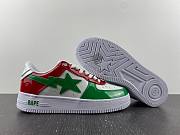 A Bathing Ape Bape Sta Low Green White Red (2019) - 2