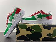 A Bathing Ape Bape Sta Low Green White Red (2019) - 4