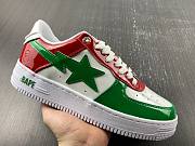 A Bathing Ape Bape Sta Low Green White Red (2019) - 6