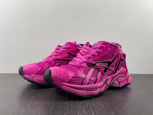 Balenciaga Runner Sneaker In Dark Pink 677402W3RB25510 - 1