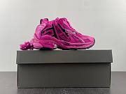 Balenciaga Runner Sneaker In Dark Pink 677402W3RB25510 - 2