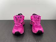 Balenciaga Runner Sneaker In Dark Pink 677402W3RB25510 - 3