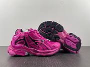 Balenciaga Runner Sneaker In Dark Pink 677402W3RB25510 - 4