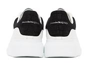 Alexander Mcqueen White & Black Croc Oversized Sneakers - 5