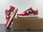 Nike Air Force 1 Low x Louis Vuitton By Virgil Abloh White Red - 2