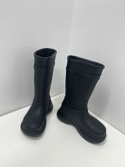 Balenciaga Crocs Boot In Black - 6