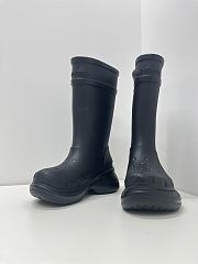 Balenciaga Crocs Boot In Black - 5