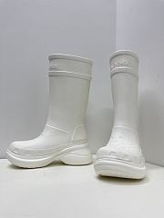 	 Balenciaga  Crocs Boot In White - 2