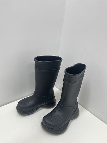 Balenciaga Crocs Boot In Black