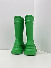 	 Balenciaga Crocs Boot In Green - 4