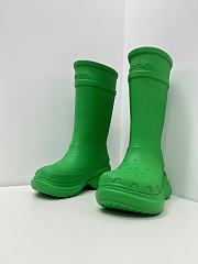 	 Balenciaga Crocs Boot In Green - 3