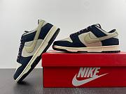 Nike Dunk Low Navy Suede  - 3