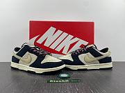 Nike Dunk Low Navy Suede  - 6