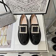Viv' Rangers Strass Buckle Loafers in Patent Leather - 1