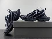 Balenciaga Black And White Runner Sneaker - 6