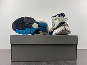 	 Balenciaga Blue And Light Beige Runner Sneaker - 5