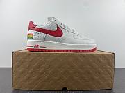 Nike Air Force 1 Low LV Monogram White Red Off-White - 3