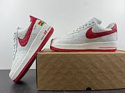 Nike Air Force 1 Low LV Monogram White Red Off-White - 6