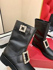 Viv' Rangers Strass Leather Boots - 3