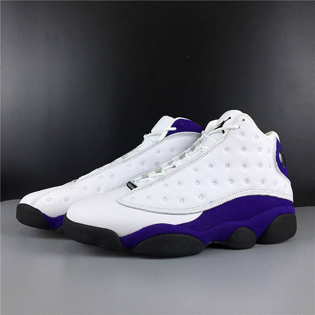 Jordan 13 Lakers Rivals white purple 414571-105 - 1