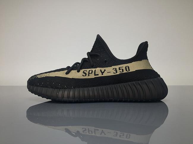 Adidas Yeezy Boost 350 V2 Core Black Green BY9611 - 1
