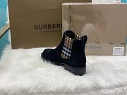	 Burberry Vintage Check Detail Suede Chelsea Boots 02 - 3