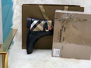 Burberry House Check and Leather Ankle Boots - 5