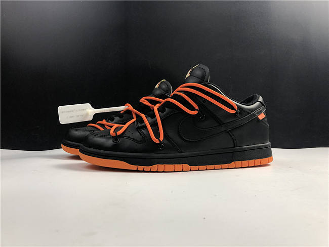 Nike Off-White SB Dunk OW Joint Black Oranger CT0856-002 - 1