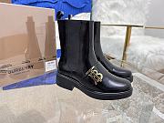 Burberry Monogram Motif Leather Chelsea Boots - 6