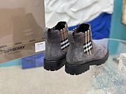 Burberry Vintage Check Detail Suede Chelsea Boots 03 - 5