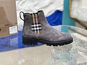 Burberry Vintage Check Detail Suede Chelsea Boots 03 - 3