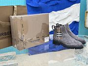 Burberry Vintage Check Detail Suede Chelsea Boots 03 - 2