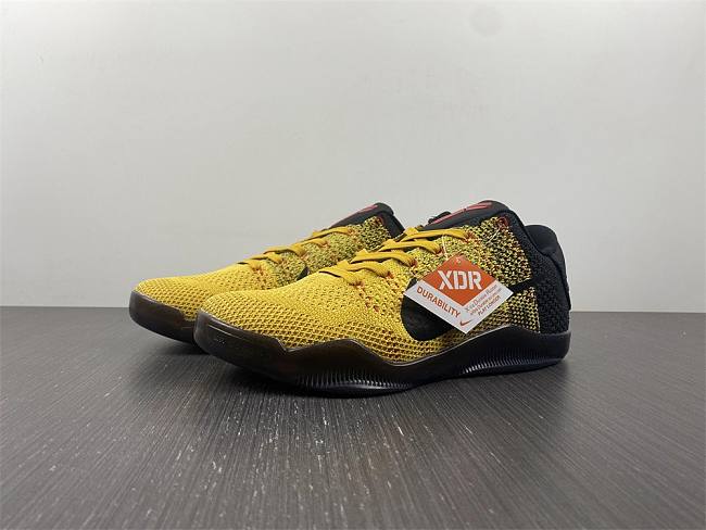 Nike KoBe 11 Bruce Lee Black Yellow 822675-706 - 1