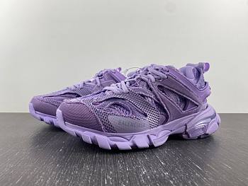 Balenciaga Track Sneaker In L0ight Purple And Black Full Mesh 542436W3RD15510