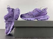 Balenciaga Track Sneaker In L0ight Purple And Black Full Mesh 542436W3RD15510 - 3
