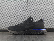 Nike Epic React Flyknit Black Racer Blue - AQ0067-004  - 3