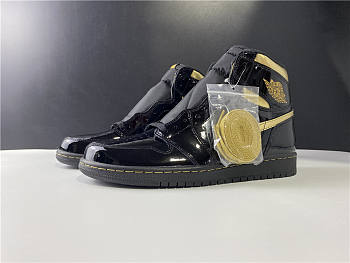 Air Jordan 1 Retro High Black Metallic Gold 555088-032