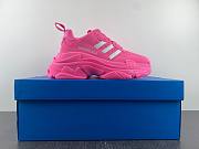 Balenciaga Triple S x Adidas Trainers In Neon Pink - 6