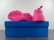 Balenciaga Triple S x Adidas Trainers In Neon Pink - 4