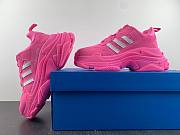 Balenciaga Triple S x Adidas Trainers In Neon Pink - 3